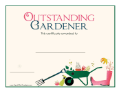 Award For Gardening