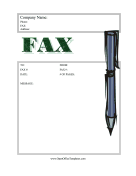 Fax Coversheet Stylus Pen