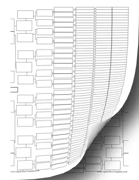 Family Tree 9 Generations OpenOffice Template