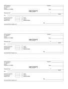 3-up Payment Receipts