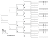 6-Generation Chart with Statistics
