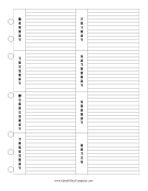 7-Day Vertical Planner