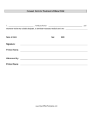 Authorization to Treat Child