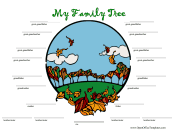 Autumn Family Tree