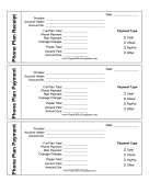 Cell Phone Receipt