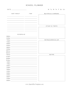 Comprehensive School Planner