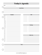 Daily Business Planner