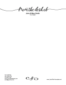 Desk Of Letterhead