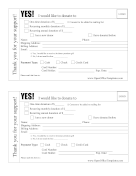 Donation Offerings Form