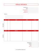 Final Notice Invoice