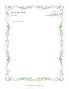 Green Vines Border