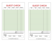 Guest Check