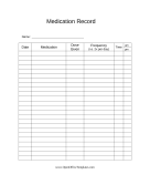 Medication Log