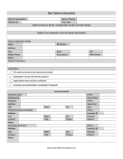New Patient Sheet