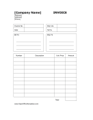Order Invoice