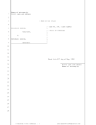 Plaintiff vs Defendant Legal Pleading Paper