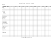 Protracted Covid Symptoms Log