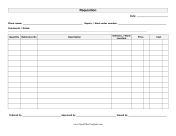 Purchase Requisition