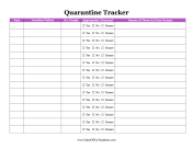 Quarantine Log