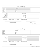 Rent Receipt House