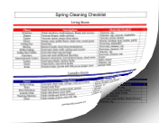 Spring Cleaning Checklist