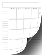 Two-Page Monthly Planner