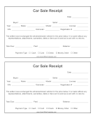 Vehicle Receipt