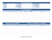 Vet Health Record